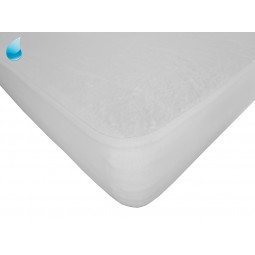 Molton Spannbettlaken Matratzenschutz Matratzenauflage wasserdicht für Topper mit Spannumrandung Rundumgummi